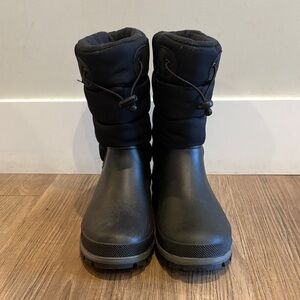 Women's Black Waterproof Winter Boots